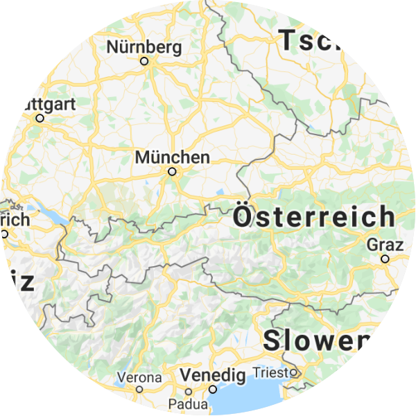 Landkarte Österreich